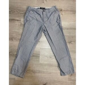 Abercrombie Fitch Pants Striped Khaki Straight Leg W 28 Waist 30 Length